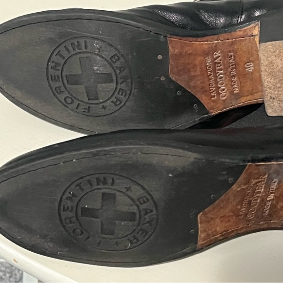 Fiorentini + Baker Chelsea Boot Size 40 9.5/10 Black Leather - Picture 7 of 10